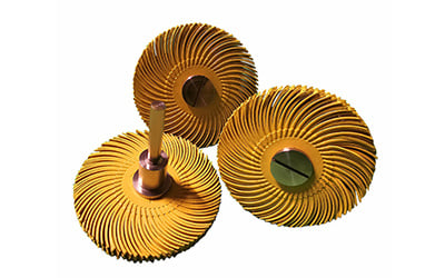 Yellow Radial Bristle Brush